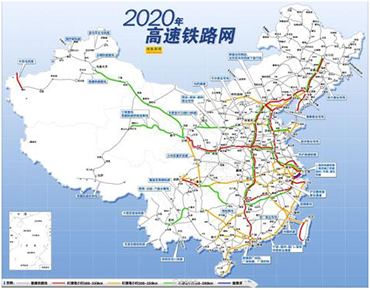 High speed railway network